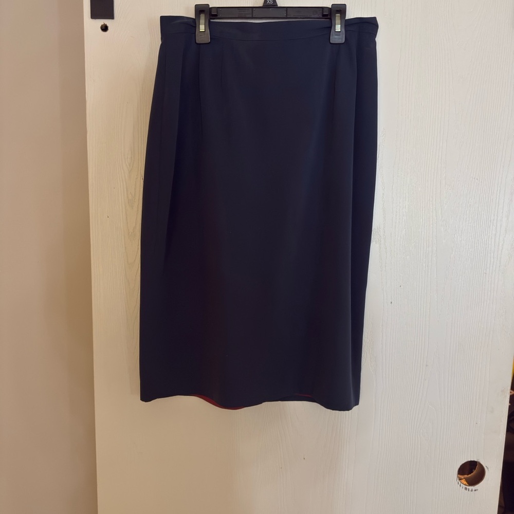 Vintage navy pencil skirt